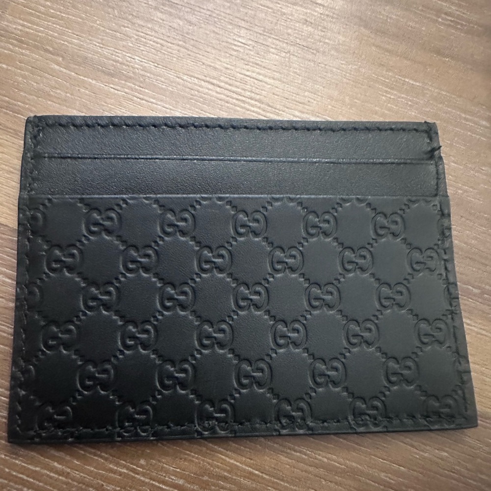 Gucci Microguccissima Black
Leather Card Case - Picture 2 of 5